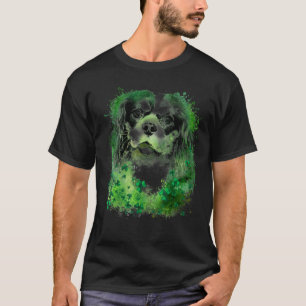 Shamrock St Patrick's Day Cavalier King Charles Sp T-shirt