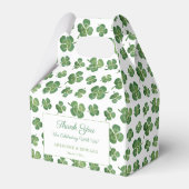 Shamrock St Patricks Day Co-ed Wedding Shower Bedankdoosjes (Voorkant Zijde)