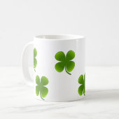 Shamrock St. Patrick's Day Cup (Mok) Koffiemok (Voorkant links)