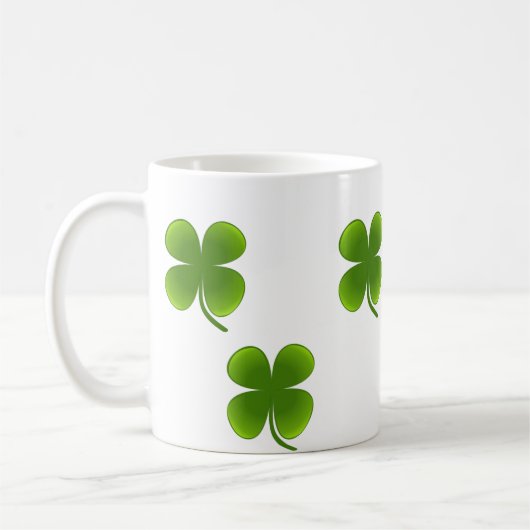 Shamrock St. Patrick's Day Cup (Mok) Koffiemok (Links)