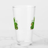 Shamrock St. Patrick's Day Glass Glas (Links)