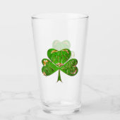 Shamrock St. Patrick's Day Glass Glas (Voorkant)