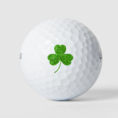 Shamrock St. Patrick's Day Golfballen (Voorkant)