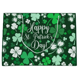 Shamrock St. Patrick's Day Groot Cadeauzakje