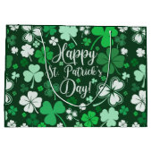 Shamrock St. Patrick's Day Groot Cadeauzakje (Achterkant)