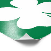 Shamrock St Patricks Day Ireland Foto Afdruk (Hoek)