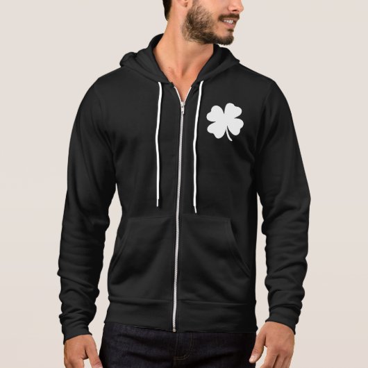 Shamrock St Patricks Day Ireland Hoodie (Voorkant)