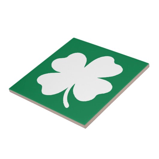 Shamrock St Patricks Day Ireland Tegeltje (Zijkant)