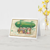 Shamrock  St. Patrick's Day Kaart (Gele Bloem)