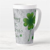 Shamrock St. Patrick's Day Latte Mok (Rechterhoek)
