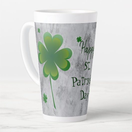 Shamrock St. Patrick's Day Latte Mok (Linkerhoek)