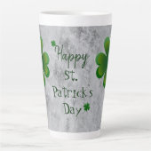 Shamrock St. Patrick's Day Latte Mok (Voorkant)