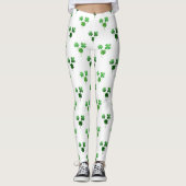 Shamrock St Patrick's Day Leggings (Voorkant)
