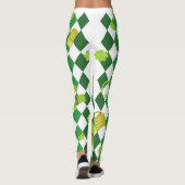 Shamrock St. Patrick's Day Leggings (Achterkant)