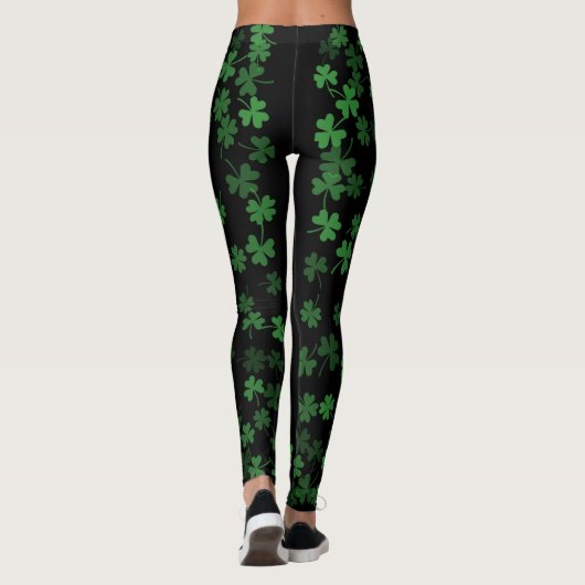 Shamrock St. Patrick's Day Leggings (Achterkant)