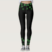 Shamrock St. Patrick's Day Leggings (Voorkant)