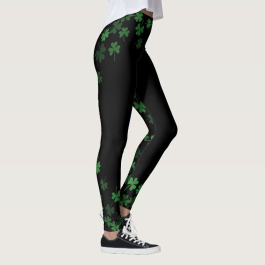 Shamrock St. Patrick's Day Leggings (Rechts)