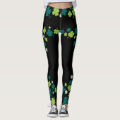 Shamrock St. Patrick's Day Leggings (Voorkant)