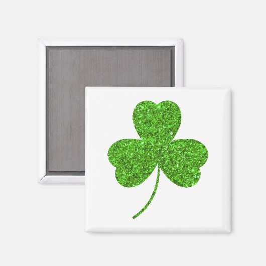Shamrock St. Patrick's Day Magneet (Voorkant / Achterkant)