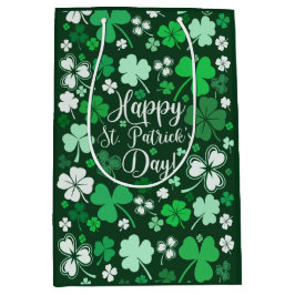 Shamrock St. Patrick's Day Medium Cadeauzakje