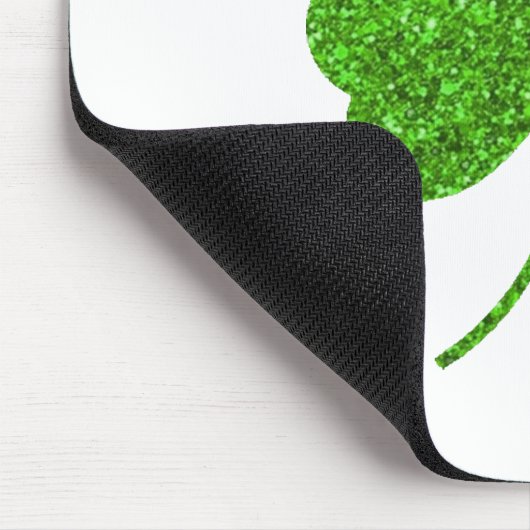 Shamrock St. Patrick's Day Muismat (Hoek)