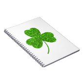 Shamrock St. Patrick's Day Notitieboek (Rechterzijde)