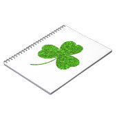 Shamrock St. Patrick's Day Notitieboek (Linkerzijde)