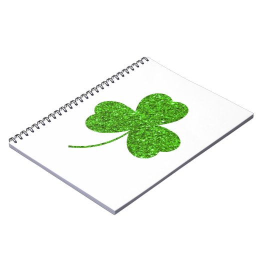 Shamrock St. Patrick's Day Notitieboek (Linkerzijde)