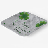 Shamrock St. Patrick's Day Papieren Bordje (Gebogen)
