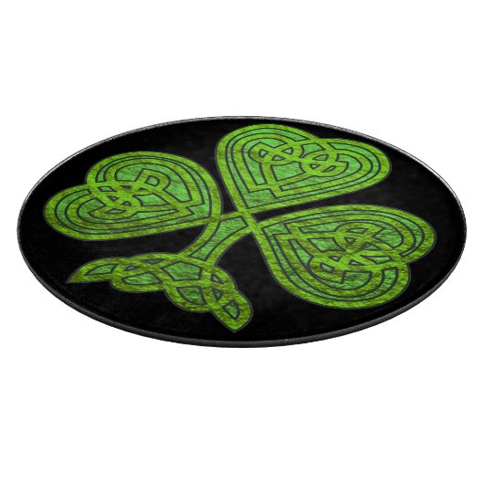 Shamrock St. Patrick's Day Persoonlijk Snijplank (Hoek)
