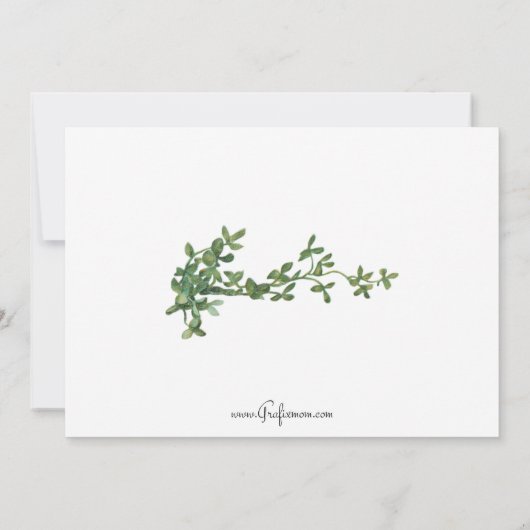 Shamrock St. Patrick's Day Poem Feestdagenkaart (Achterkant)