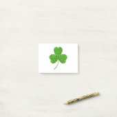 Shamrock St. Patrick's Day Post-it® Notes (Op bureau)