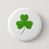 Shamrock St. Patrick's Day Ronde Button 5,7 Cm (Voorkant)