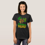 Shamrock St Patricks Day Shenanigans Squad Lucky F T-shirt (Voorkant volledig)