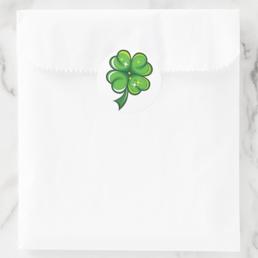Shamrock St. Patrick's Day Sticker (Tas)