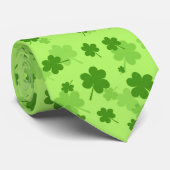 Shamrock St. Patrick's Day Stropdas (Opgerold)