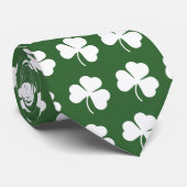 Shamrock St Patricks day stropdas (Opgerold)