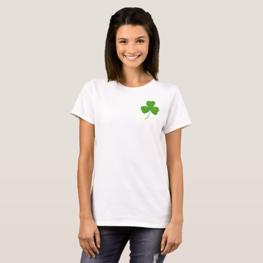 Shamrock St. Patrick's Day T-shirt (Voorkant volledig)