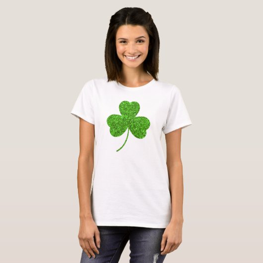 Shamrock St. Patrick's Day T-shirt (Voorkant volledig)
