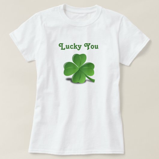Shamrock St. Patrick's Day T-shirt (Design voorkant)