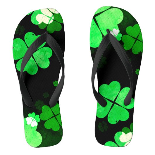 Shamrock St. Patrick's Day Teenslippers (Voetbed)
