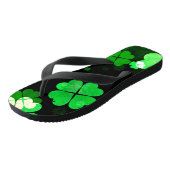 Shamrock St. Patrick's Day Teenslippers (Schuin)