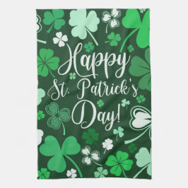 Shamrock St. Patrick's Day Theedoek