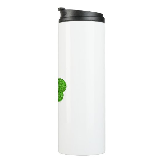 Shamrock St. Patrick's Day Thermosbeker (Geroteerd rechts)