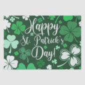 Shamrock St. Patrick's Day Tissuepapier (Voorkant)