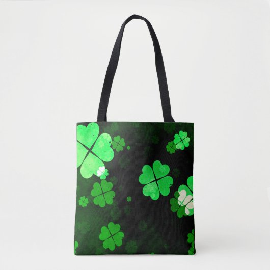 Shamrock St. Patrick's Day Tote Bag (Voorkant)
