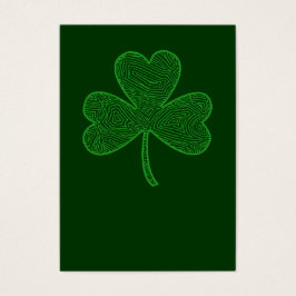 Shamrock St. Patrick's Day Wallet Kaarten Visitekaartjes
