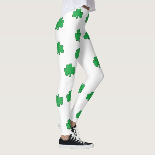 Shamrock St. Patrick's Day Yoga Pants Leggings (Rechts)
