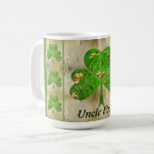 Shamrock St. Patrick's Leprechaun Coffee Mok (Voorkant links)