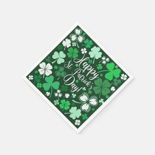 Shamrock St Patrick's Servet (Hoek)